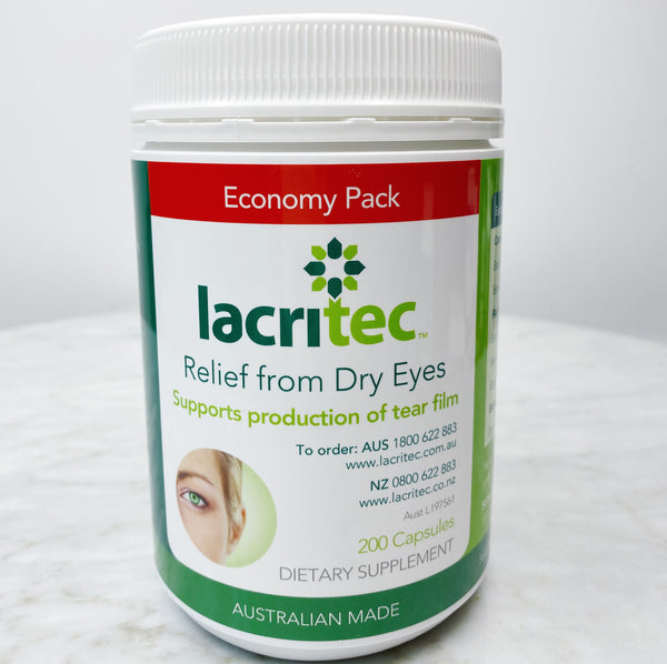 Lacritec Dry Eye Supplement - 200 capsules