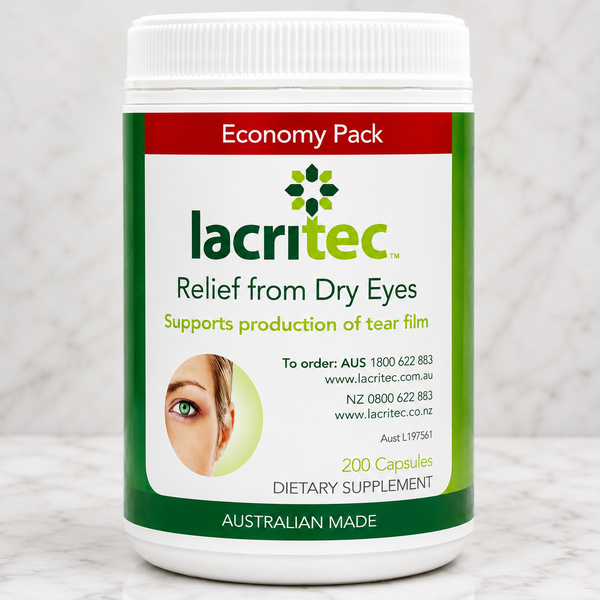 Lacritec Dry Eye Supplement 200 Capsules