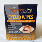 Blephadex Pro Eyelid Wipes with Manuka Honey